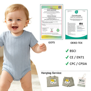 Romper Bayi Rajut Pointelle Musim Panas, Bernapas, Kancing Selangkangan yang Dapat Disesuaikan, Baju Bayi Tanpa Lengan Pendek untuk Bayi Baru Lahir - Product Image 2