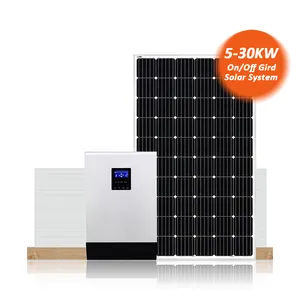 3kW 5kW 8kW 10kW Solarenergie system für zu Hause 10000W Hybrid-Sonnensystem 30kW Solarpanel-Kit