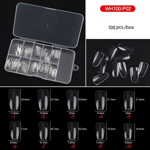 <span class=keywords><strong>Uñas</strong></span> Postizas Curvas de Cobertura Completa de Marca Privada, <span class=keywords><strong>Uñas</strong></span> Artificiales de Gel X, <span class=keywords><strong>Uñas</strong></span> de Gel Suave, 100 Piezas/caja - Product Image 4