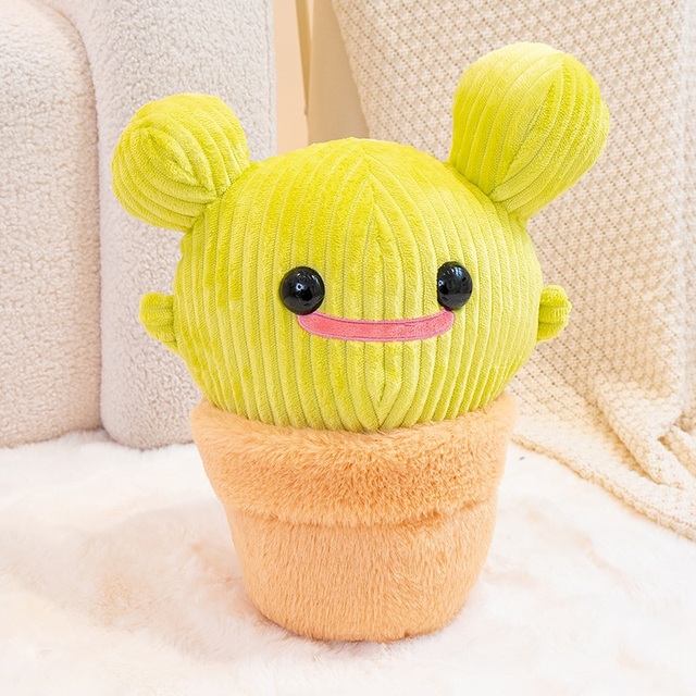 40cm Cactus Potted Plant Doll Plush Toys Soft Material Plush Companion Doll Birthday Gifts Factory Direct Sales Wholesales