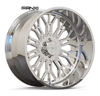 Jantes personnalisées Fanxi 20x10 8x180 pour Chevrolet GMC Denali 2500HD Polies 6x139.7 22x12 pour Sierra 1500 26x16 8x170 pour Ford F250