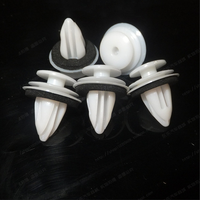 Nouveaux clips de fixation pour panneaux de porte en nylon blanc, joints d'étanchéité, rivets en plastique pour garnitures intérieures automobiles, universels, antichoc pour panneaux de voiture