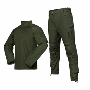 Conjunto de Uniforme Táctico para Entrenamiento al Aire Libre DF ACU para Hombre, Primavera/Otoño, Resistente al Desgaste, Transpirable, Mezcla de Algodón, Cálido, Camuflaje - Product Image 1