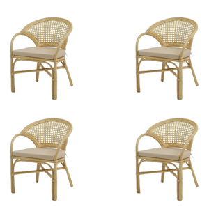 Fauteuil Atlantic fabriqué à la main pour meubles d'extérieur pour ensembles de jardin chaises en rotin - Product Image 4