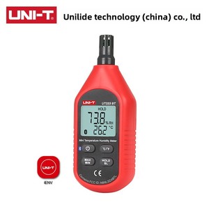Thermomètre et hygromètre électronique multifonctionnel de haute précision UNI-T UT333BT en matériau ABS pour une utilisation en intérieur/extérieur - Product Image 5
