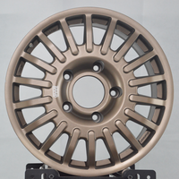 Venta Directa de Fábrica y Venta al Por Mayor de Llantas de Aleación Estilo Rally Multirradio en Bronce Mate de 17 Pulgadas 5x150 para Autos de Pasajeros