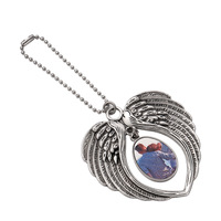 Ornements de Noël en forme de flocon de neige en alliage de zinc argenté à transfert thermique, 6 couleurs, pendentifs suspendus