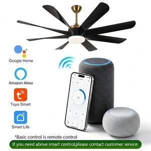 <span class=keywords><strong>Ventilador</strong></span> de <span class=keywords><strong>Techo</strong></span> Decorativo de 60 Pulgadas con <span class=keywords><strong>Luz</strong></span>, Aspas de ABS, Control Remoto, Motor DC <span class=keywords><strong>Silencioso</strong></span> con Garantía de 10 Años, para Sala de Estar o Villa - Product Image 4