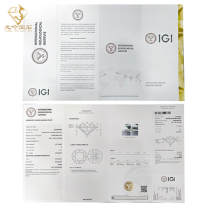 Junyuan IGI証明書ラボ成長ダイヤモンド4CT 6CT 8CT VVSダイヤモンド卸売HPHT CVDダイヤモンドリング用 - Product Image 5