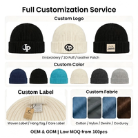 Gorro de Punto de Color Crema Puro con Decoración de Lazo para Mujer, Uso Diario Informal, Personalización Directa de Fábrica