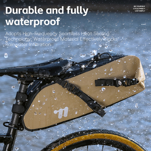 WEST BIKING 10L 大容量全防水自行车座包骑行防刮自行车后座包配件 - Product Image 2