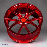 Jantes de voiture concaves rouges forgées sur mesure 17-22 pouces 5x114.3 5x112 Design pour JDM Infiniti Z GTR GT-R Supra RX-7 AE86