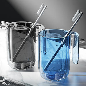 Taza de plástico desechable minimalista para enjuague bucal taza de tarro Dental para cepillar juego doméstico - Product Image 1