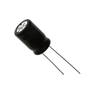 Condensateur canal fabricant CAP ALUM 4.7uF 20% 400V RADIAL SEK4R7M400ST à montage traversant 4.7 uF - Product Image 1