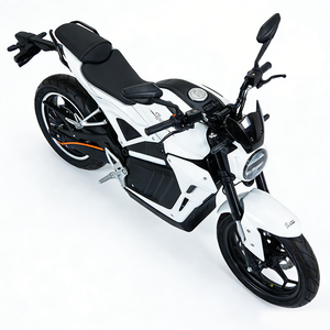 Motocicleta Eléctrica Deportiva de Alta Velocidad de 64V y 3000W, Versión Blanca y Negra, para Adultos - Product Image 4