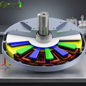 Generador de Flujo Axial de Alta Densidad de Potencia con Imán de Tierras Raras de 1 KW y 150 RPM para Turbinas de Eje Vertical - Product Image 2