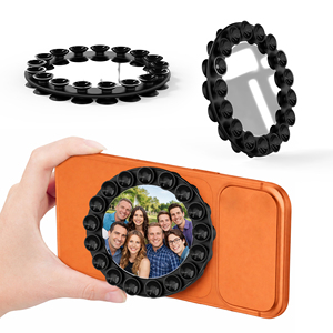 Nouveau design, miroir selfie double face en silicone à ventouse pour caméra arrière, miroir convexe mince pour tous les smartphones, <span class=keywords><strong>photographie</strong></span> - Product Image 1