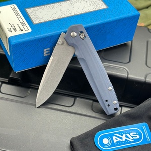 Cuchillo Plegable de Autodefensa BM485, Nuevo, Acero S30V, Mango G10, OEM, para Camping, Caza, Uso en Exteriores, Punta de Lanza - Product Image 1