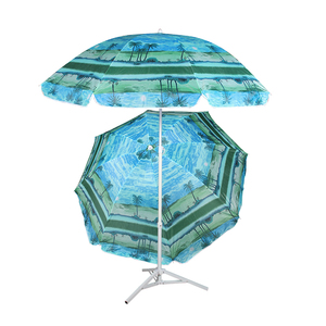 Custom Advertising Modern Outdoor Sun Umbrella for Beach Patio Courtyard Gym Use - Product Image 2