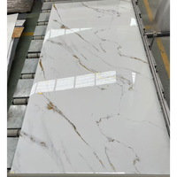 Panneau mural décoratif en PVC UV imitation marbre pour la décoration intérieure des magasins, bureaux, maisons et la conception de murs intérieurs haut de gamme pour bâtiments.