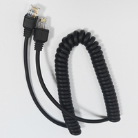 Câble en spirale pour radio bidirectionnelle, pour microphone MH-31A8J de FT-817ND, FT-857D, FT-897, etc.