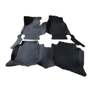Водонепроницаемый Полный комплект автомобильных напольных ковров, всесезонные защитные кожаные автомобильные коврики для hyundai sonata