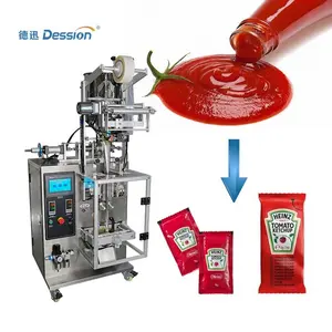 Mesin Pengemas dan Pengunci Pasta Tomat Kecil Otomatis Mesin Kemasan Sachet Saus Tomat
