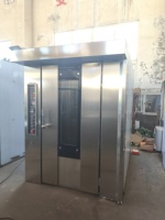 Four rotatif commercial de type chariot, four industriel pour la fabrication du pain / électrique, gaz, diesel, multi-alimentation en option / four rotatif-D