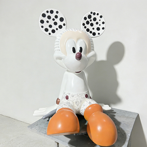 Statua <span class=keywords><strong>di</strong></span> Topolino in Vetroresina a Grandezza Naturale Personalizzata, Figura <span class=keywords><strong>di</strong></span> Topolino e <span class=keywords><strong>Paperino</strong></span> dei Cartoni Animati in Vendita - Product Image 4
