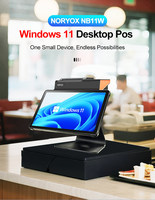 Terminal de point de vente tablette tactile double écran NORYOX NB11W 11 pouces Windows 11 pour commande sans fil en restaurant avec stockage 8+128 Go