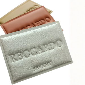 Кожаные нашивки с 3D-тиснением и логотипом - Product Image 5