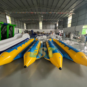 Bote Inflable Acuático Tipo Banana para 10 Personas, Remolcable - Product Image 4