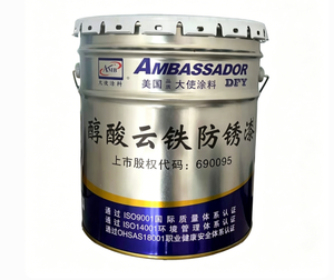 Imprimación Alquídica Roja de Secado Rápido - Revestimiento Antioxidante de Alta Adhesión para Acero Industrial y Metales Ferrosos - Product Image 1