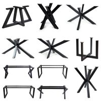 Pieds de table modernes en métal carré, personnalisables, avec supports en fer forgé, pour salon, bureau, hôtel, salle de sport, meubles