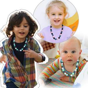 Reduce la ansiedad y el estrés Collar de mordedor de silicona para niños pequeños Adolescentes Collar de masticación sensorial para niños - Product Image 5