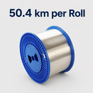Câble de branchement FTTH à fibre optique invisible G657A2 monomode 0,25 mm, 50,4 km par rouleau, fibre nue pour déploiement par drone - Product Image 2