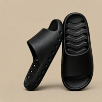 Ciabatte Gleibo Fashion Platform da donna, morbide in EVA, con cuscino comfort, suola spessa, fori laterali per il drenaggio, asciugatura rapida, ideali per il bagno.