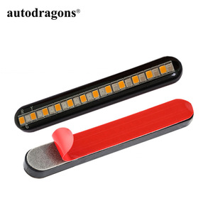ไฟท้ายรถจักรยานยนต์แบบรวม 24 LED แถบไฟ LED ไฟเบรคหยุดสัญญาณไฟเลี้ยวสีแดงอำพัน - Product Image 2