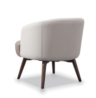 Fauteuil inclinable en tissu de style nordique moderne du milieu du siècle, style Wabi-Sabi, structure en bois massif, garantie 1 an, pour la maison, le bureau, le salon