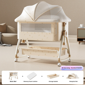 <span class=keywords><strong>Lit</strong></span> d'hôpital pliant portable en métal <span class=keywords><strong>pour</strong></span> nouveau-né avec moustiquaire, berceau multifonctionnel moderne <span class=keywords><strong>pour</strong></span> chambre, hôtel, villa, appartement - Product Image 6