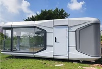 Casa Prefabricada Inteligente Tipo Cápsula Espacial, Casa Contenedor de Lujo de Alta Calidad, 20 pies/40 pies