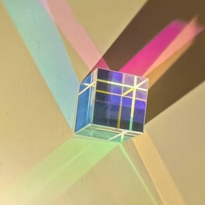 Prismes optiques de haute qualité cabines pyramidales expériences d'enseignement <span class=keywords><strong>polyèdres</strong></span> cubiques de prisme de couleur - Product Image 5