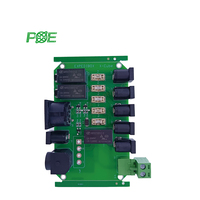 Fabricante de PCBA Automotriz con Material FR4 de la Marca POE, Certificación ISO9001, Estándar IPC-A-610 D, Grosor de 1.6 mm, Sin Plomo, HASL