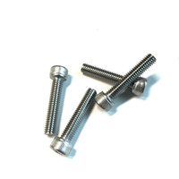 Vis à tête cylindrique hexagonale à six pans creux en acier inoxydable nickelé DIN912 ISO4762 métrique pour la fixation d'équipements de machinerie