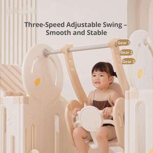 Grande clôture de jeu pour bébé 180x150cm avec panneau de jeu de basket, aire de <span class=keywords><strong>jeux</strong></span> modulaire intérieure pour enfants - Product Image 6