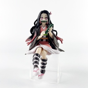 13 styles de statues Demon Slayer Kimetsu No Yaiba assis mangeant du riz Kamado Nezuko Kanroji Mitsuri Figura PVC Anime Figure Toys - Product Image 5