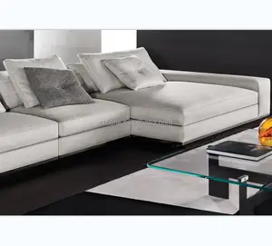 New Arrival Luxury Modern Italian Living Room Furniture Home Furniture Large Set Fabric Sofa Sectionals