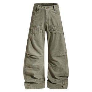 Pantaloni Stile Lumberjack Retrò Americano - Jeans Casual Unisex Resistenti alle Macchie, Trendy e Comodi - Product Image 2