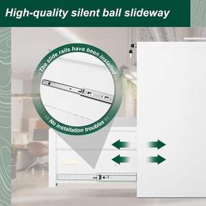 خزانات بطبقتين ورقية عالية الجودة حجم <span class=keywords><strong>A3</strong></span> و A4 مع أدراج مغلقة خزانات معدنية - Product Image 5