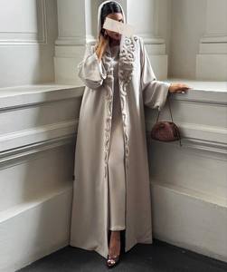 2025 U. Chic Mở Abaya Mùa Hè Thanh Lịch Thiết Kế Độc Đáo Tiên Tiến Cảm Ứng Mịn Mỏng Và Lỏng Lẻo Hồi Giáo Cô Gái Mỏng Hàng Ngày Abaya - Product Image 2